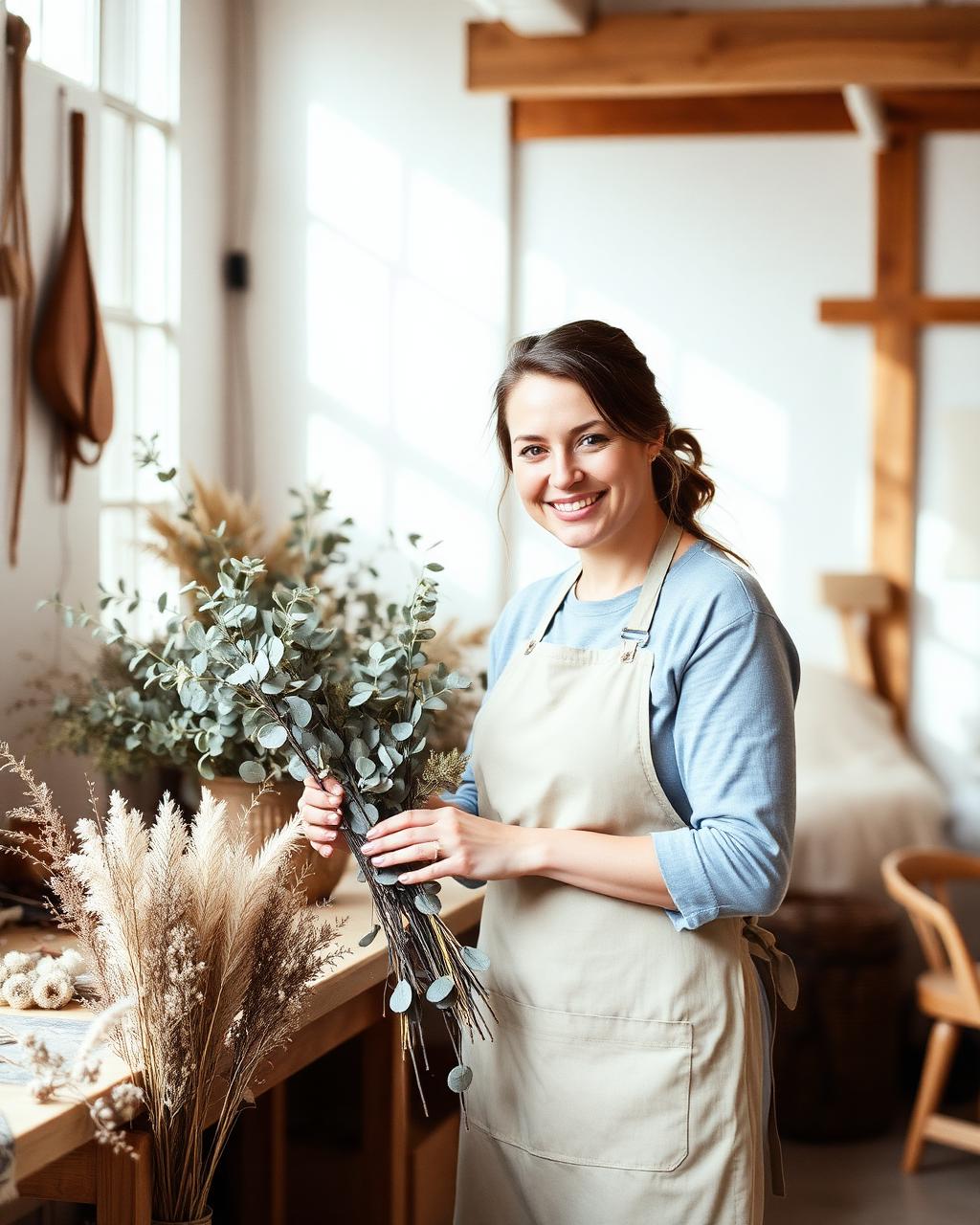 Florist client portrait